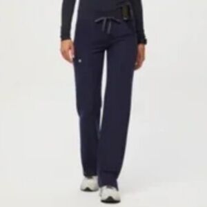 - Petite Cargo Scrub Pants XXS - Navy - xxs